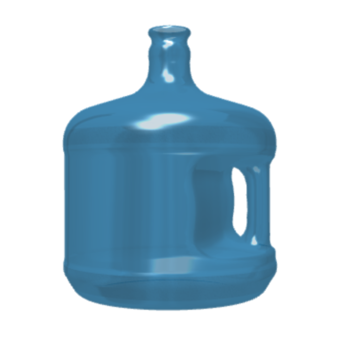 Water Bottle Squat Round Crown/Screw 3G